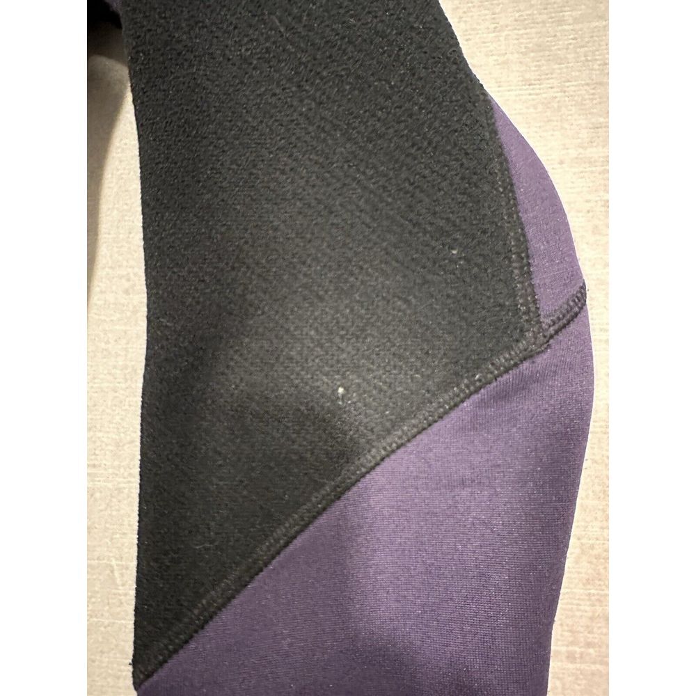 Patagonia Women's Piton Hybrid Fleece Polartec Full Zip Jacket Black Purple XS‎ - Picture 4 of 8